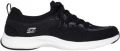 Skechers VF Move-sportschoenen voor dames (Zwart Grijs) - Zwart