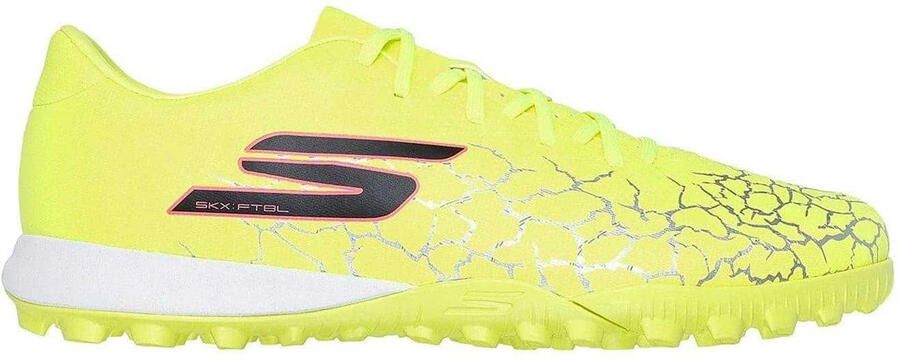 Skechers Voetbalschoenen voor heren met crackle-effect (Geel zwart)
