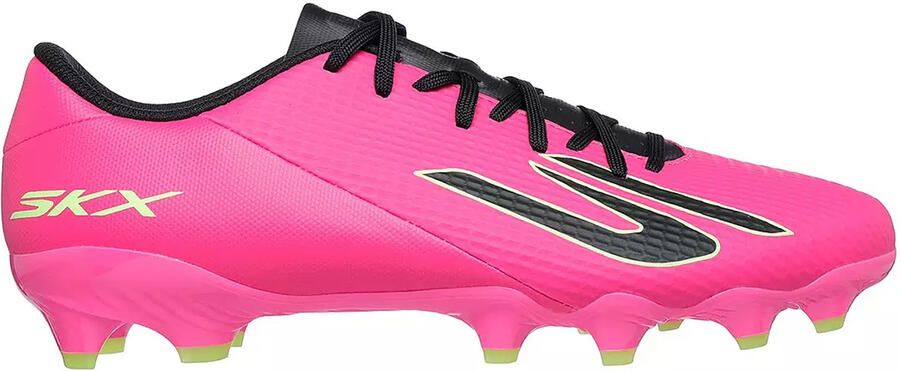 Skechers Voetbalschoenen voor kinderen voor stevige ondergrond (Pro-model) (Roze Zwart)
