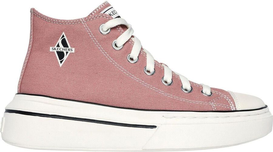 Skechers Vrouwen dames Lace Up Trainers (Rose)