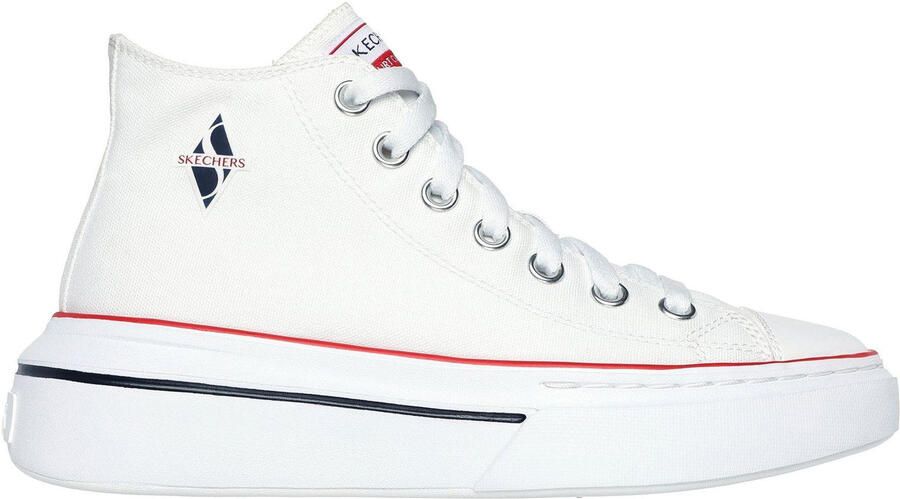 Skechers Vrouwen dames Lace Up Trainers (Wit)