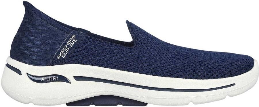 Skechers Vrouwen Dames Wandelschoenen (Marine Wit)