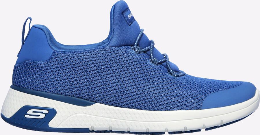 Skechers Workwear Marsing Waiola SR Mesh Dames Blauwe Sneakers