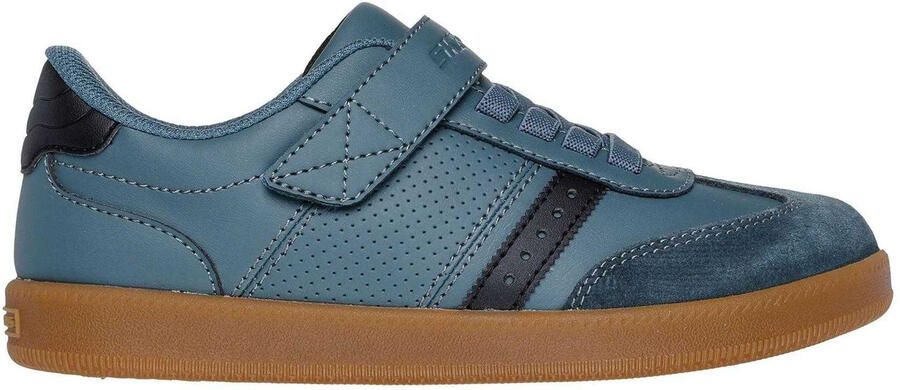Skechers Zinger Street suède sportschoenen voor jongens (Leisteen)