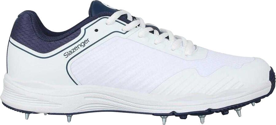 Slazenger Cricket Spikes Heren (Wit Marine)