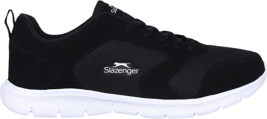 Slazenger Force Mesh-sportschoenen voor heren (Zwart Wit)