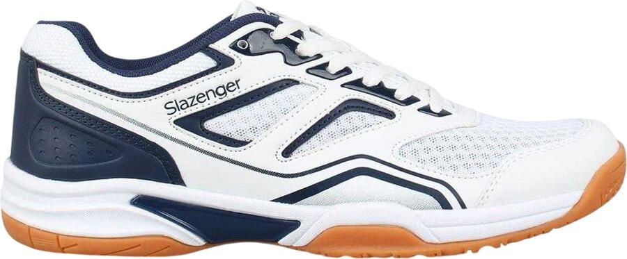 Slazenger Heren binnentrainers van mesh (Wit Zwart)