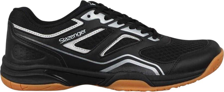 Slazenger Heren binnentrainers van mesh (ZWART BLAUW)