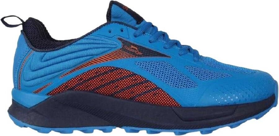 Slazenger Heren Logo Mesh Hockeyschoenen (Blauw oranje)
