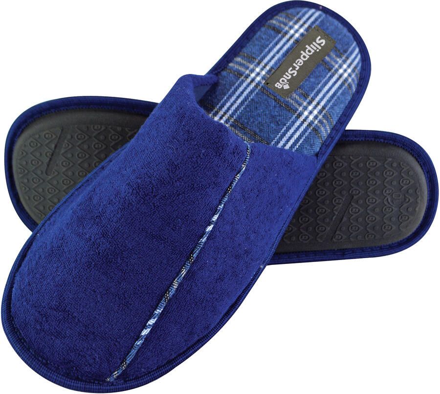 Slipper Snob Heren Indoor Slip On Mule Slippers Marine