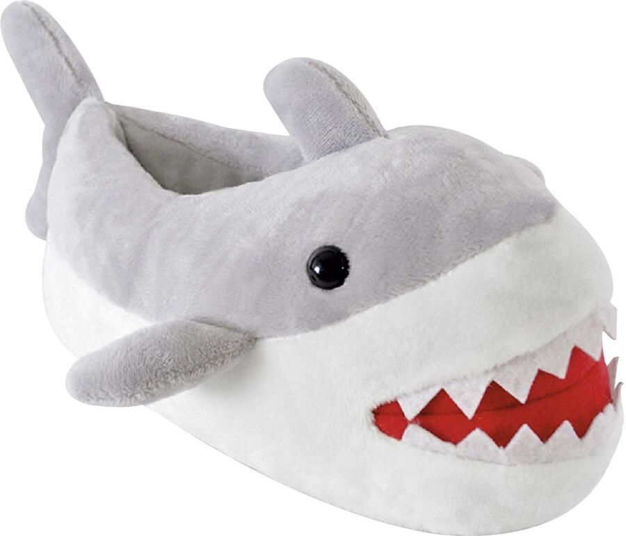 Sock Snob Kinderen pluche 3D Shark pantoffels Slipper snob Haai
