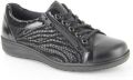 Solidus 29001-01001-k dames veterschoenen sportief - Zwart