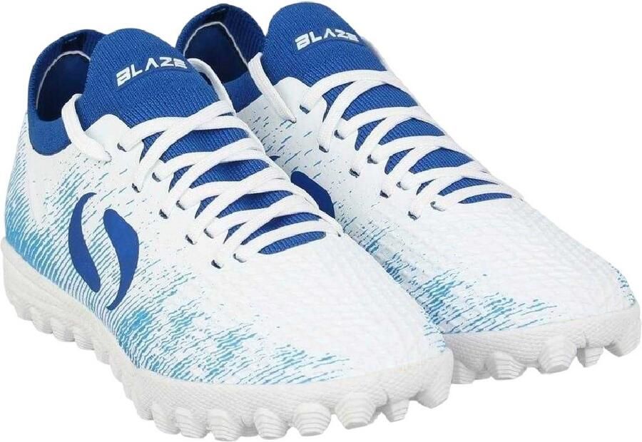 Sondico Blaze Astro Turf-sportschoenen voor kinderen (Wit blauw)