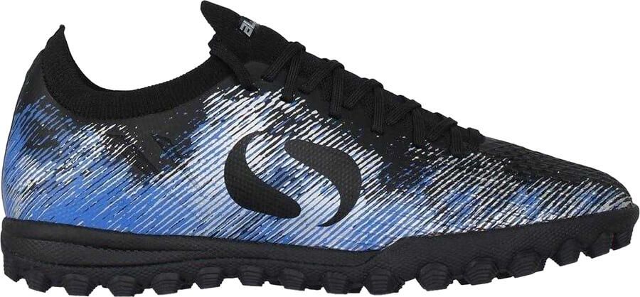 Sondico Blaze Astro Turf-sportschoenen voor kinderen (ZWART BLAUW)