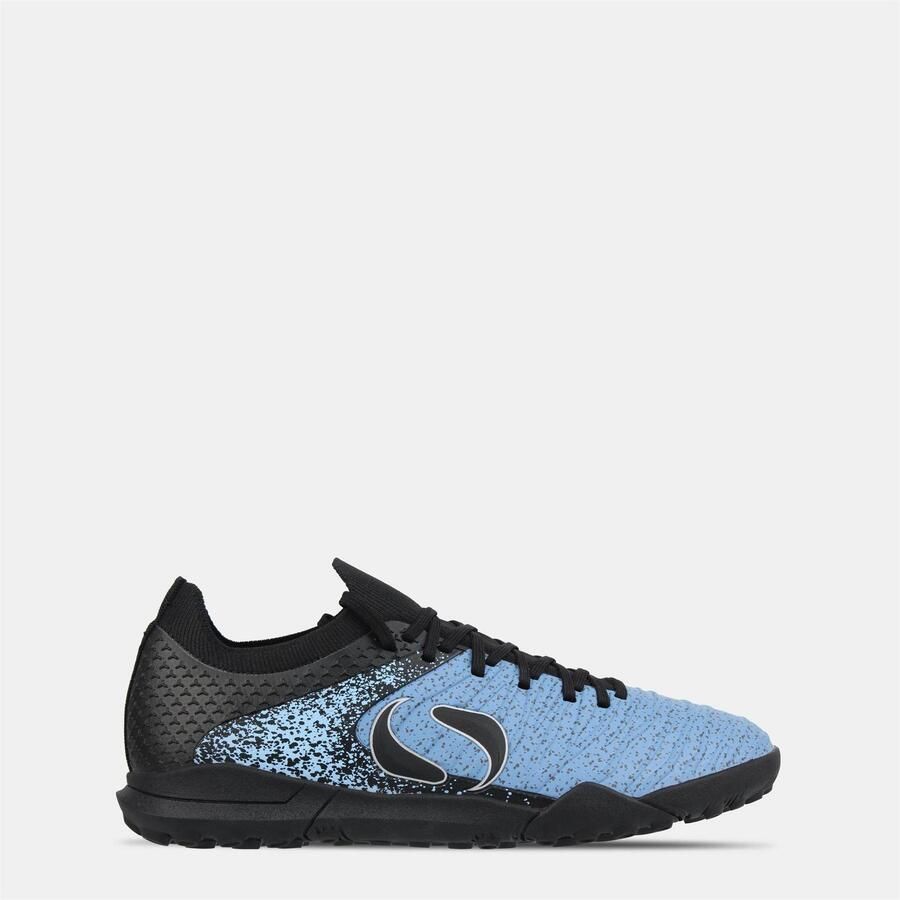Sondico Blaze Astro Turf-sportschoenen voor kinderen (Zwart Lichtblauw)