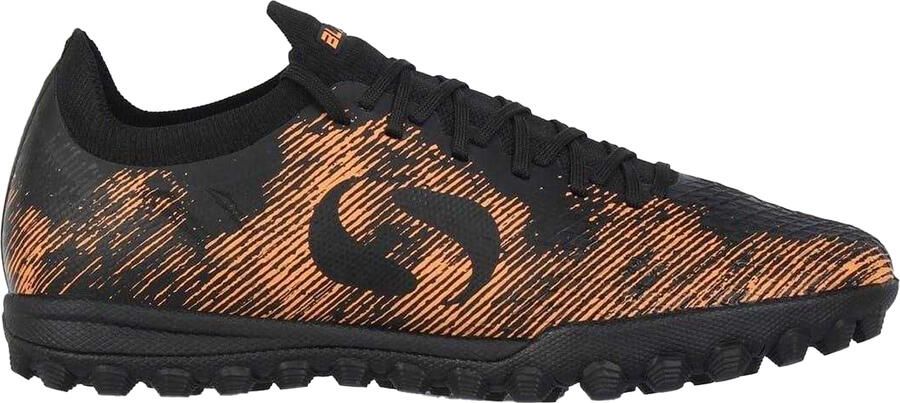 Sondico Blaze Astro Turf-sportschoenen voor kinderen (Zwart Oranje)