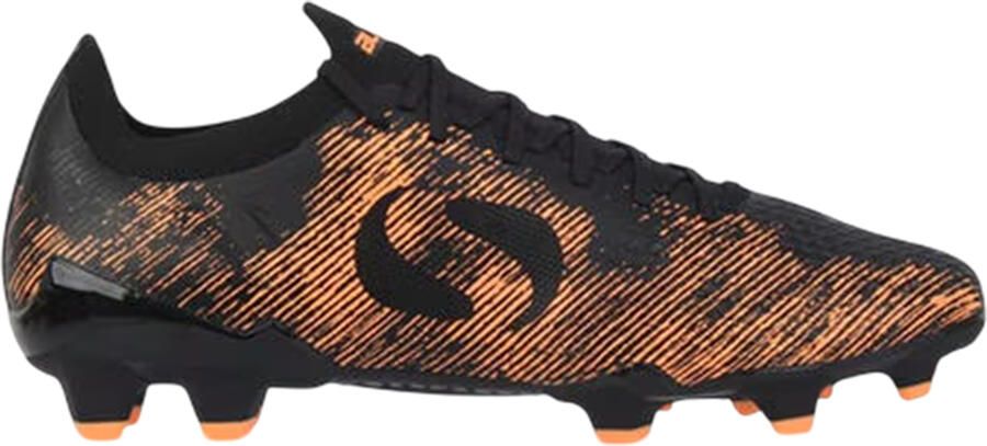 Sondico Blaze-voetbalschoenen met gebreide sokken voor kinderen (Zwart Oranje)