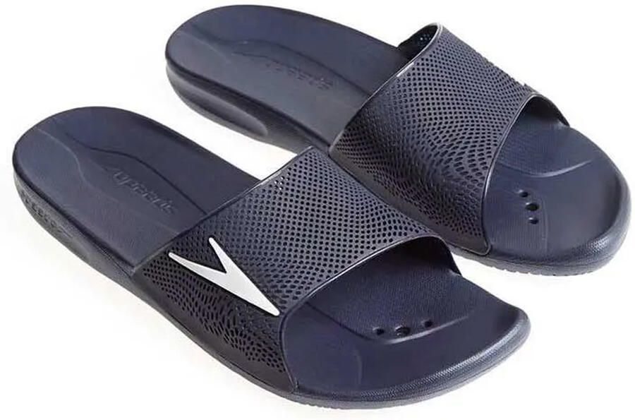 Speedo Heren Atami II Max Slides (Marine Wit)