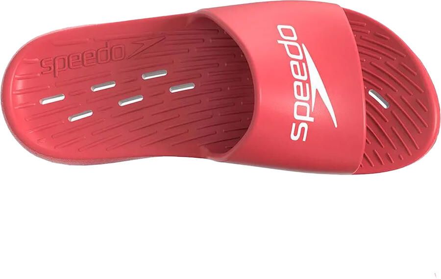Speedo Heren One Piece Am Sliders (Rood Wit)