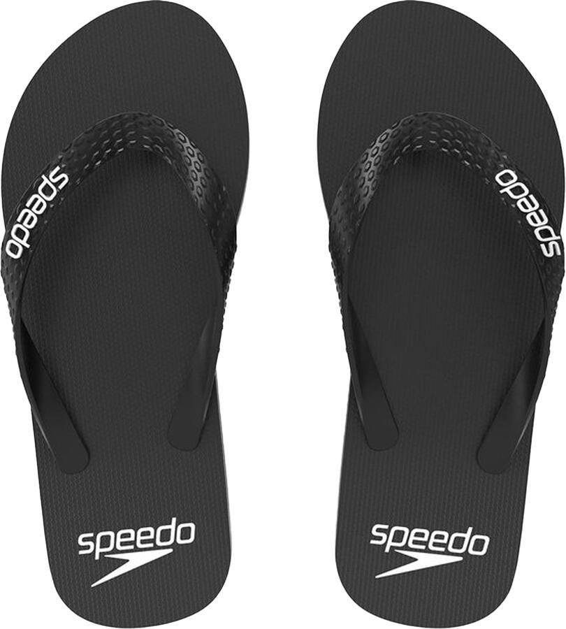 Speedo Teenslippers Heren Logo (Zwart)
