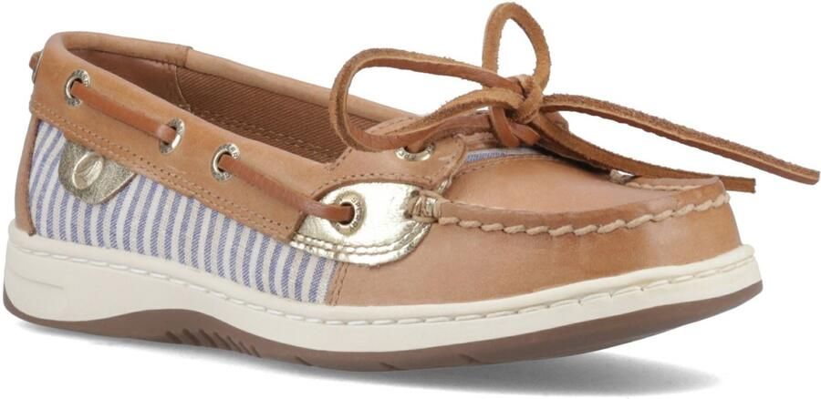 Sperry Angelfish Leren & Katoenen Damesschoenen Peanut Boots