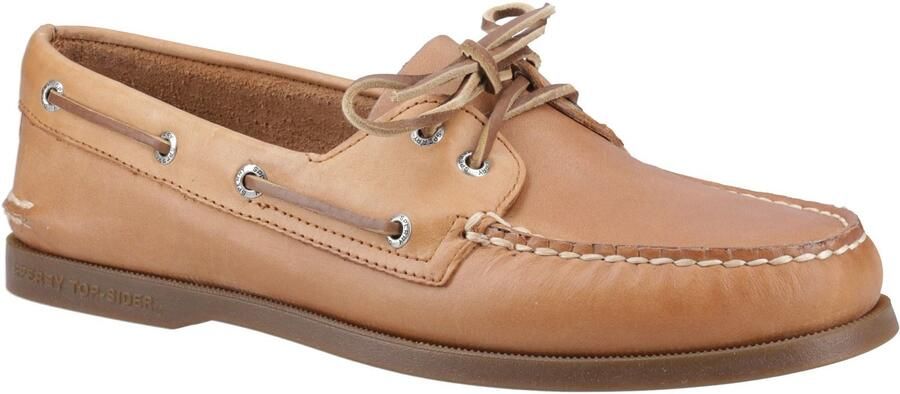 Sperry Authentic 2 Eye Leather Heren Bootsschoenen in Nootmuskaat