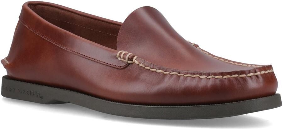 Sperry Authentic Venetiaans Leer Heren Bruine Loafers