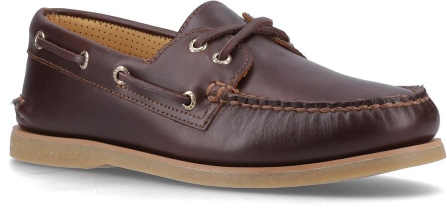 Sperry Authentieke Gold Cup Leren Heren Bruine Standaard Bootsschoenen