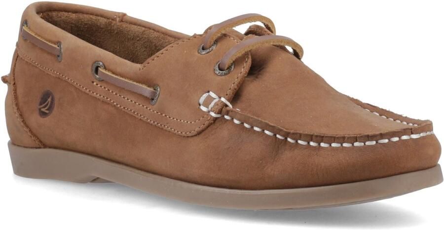 Sperry Balboa 2 Eye Boot Nubuck Dames Tan Bootschoenen