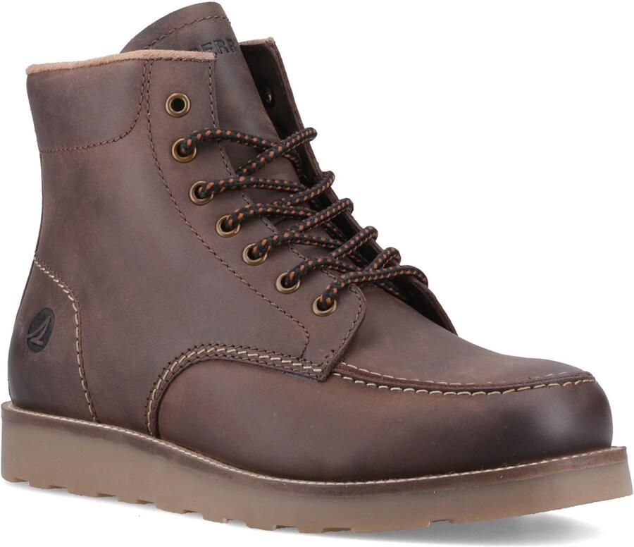Sperry Boston Leren Heren Bruine Enkellaarsjes
