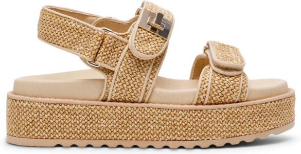 Steve Madden Bigmona nat raffia dames sandalen