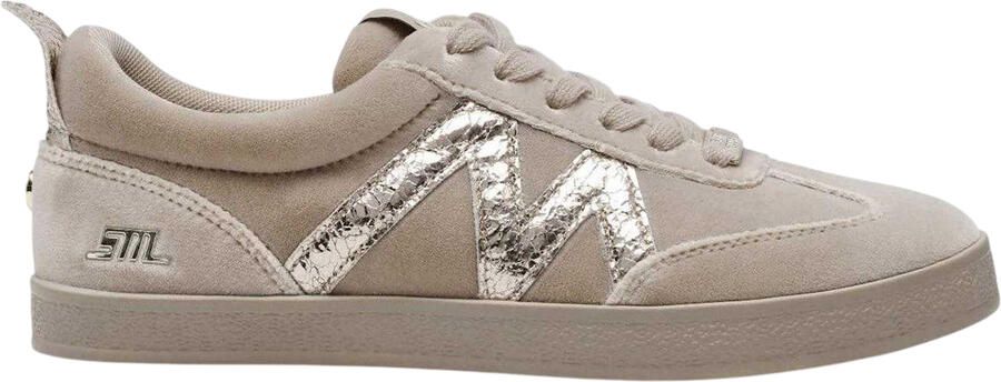 Steve Madden Dames Metallic Suède Sneakers (Paddestoel)