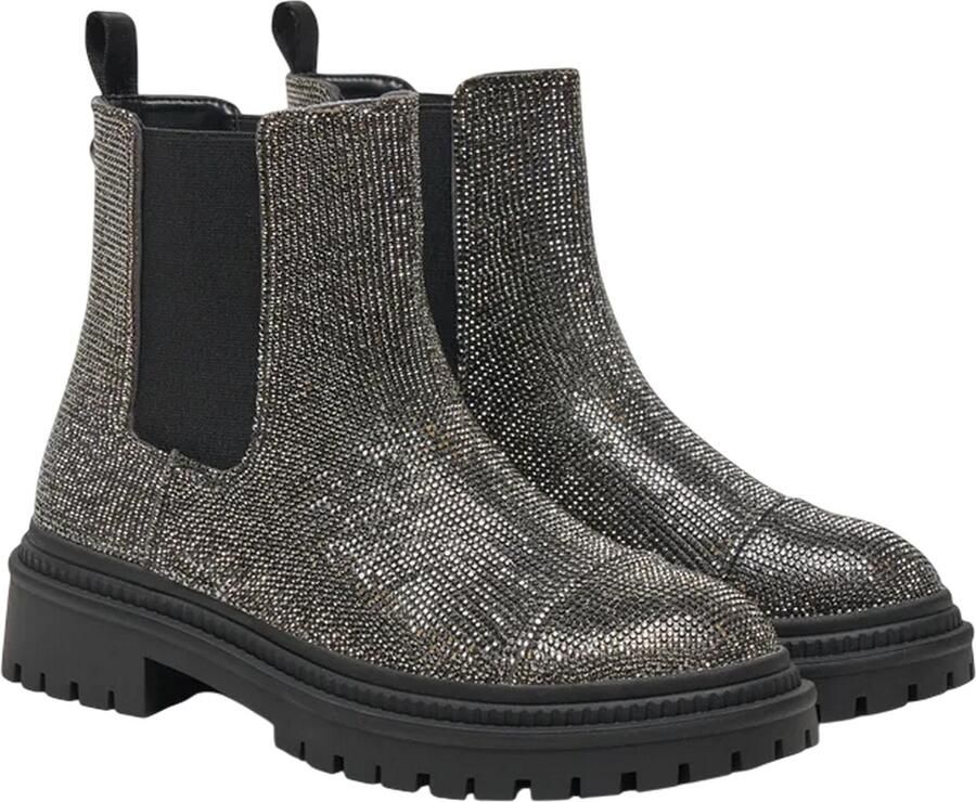 Steve Madden Dames Moonlit Chelsea Laarzen (Tinnen)