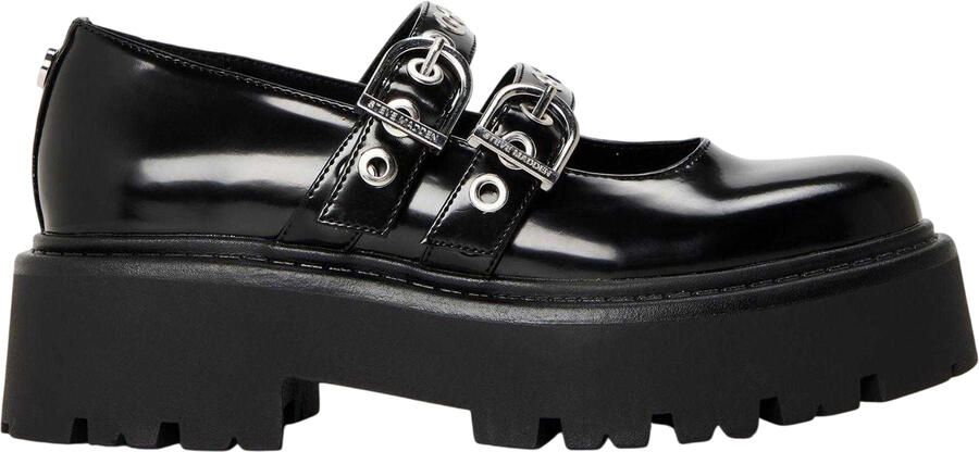 Steve Madden Leren muiltjes voor dames van Overt Action (Zwart)