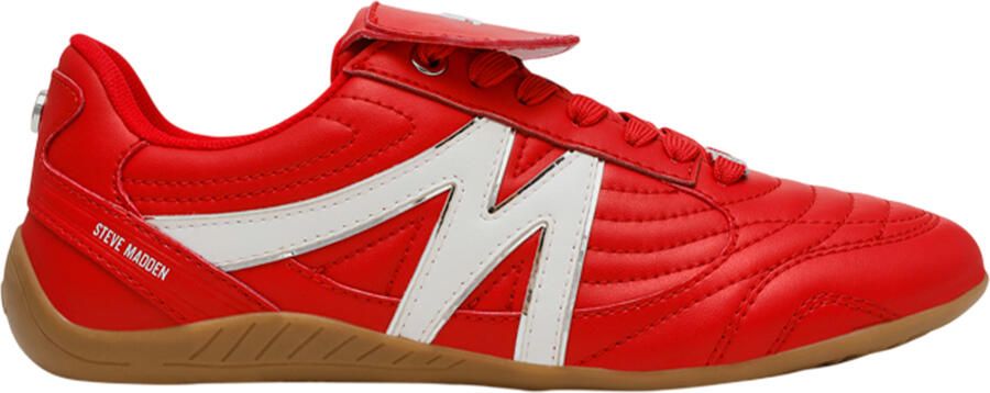 Steve Madden Metallic sportschoenen voor dames (Rood)