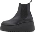 Steve Madden Pegasus leren chelsea boot - Zwart