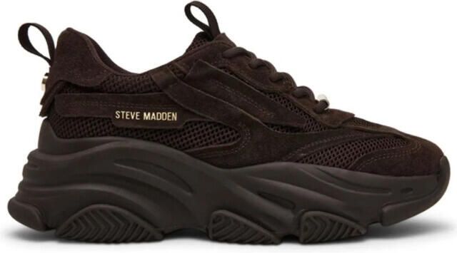 Steve Madden Possession-e chocolate brown dames sneaker