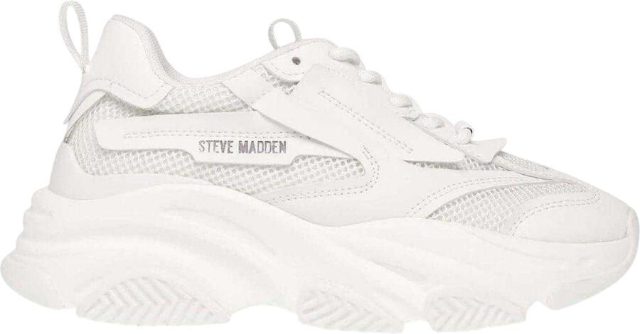 Steve Madden Possession-E sneakers met dikke plateauzool voor dames (Wit)