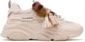 Steve Madden Possession-ppe bone suede dames sneaker - Beige