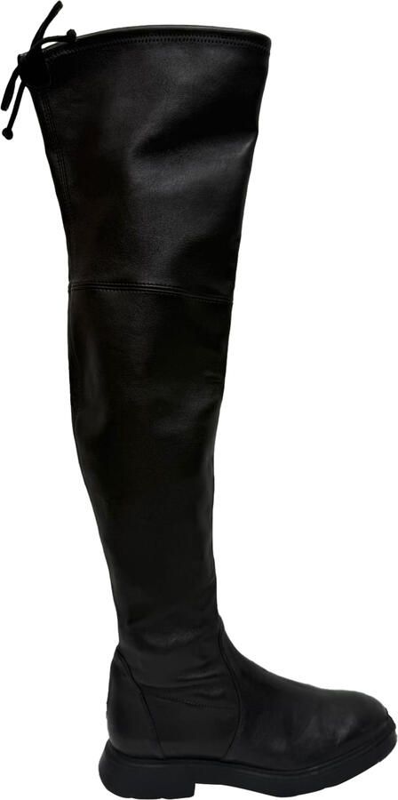 Stuart Weitzman Pre-owned Stuart Weitzman Lowland overknee laarzen in zwart leer