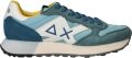Sun68 Jake 2.0 Solid Sneakers Heren - Lichtblauw