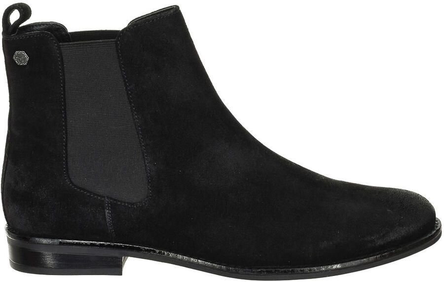 Superdry Enkellaarsjes met fluweeleffect en elastiek WF200004A dames