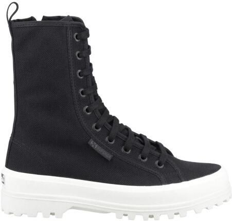 Superga Dames 2641 Alpina Hoge Enkellaarsjes (Zwart)