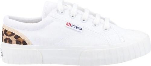 Superga Dames Strepen Sneakers (Wit)