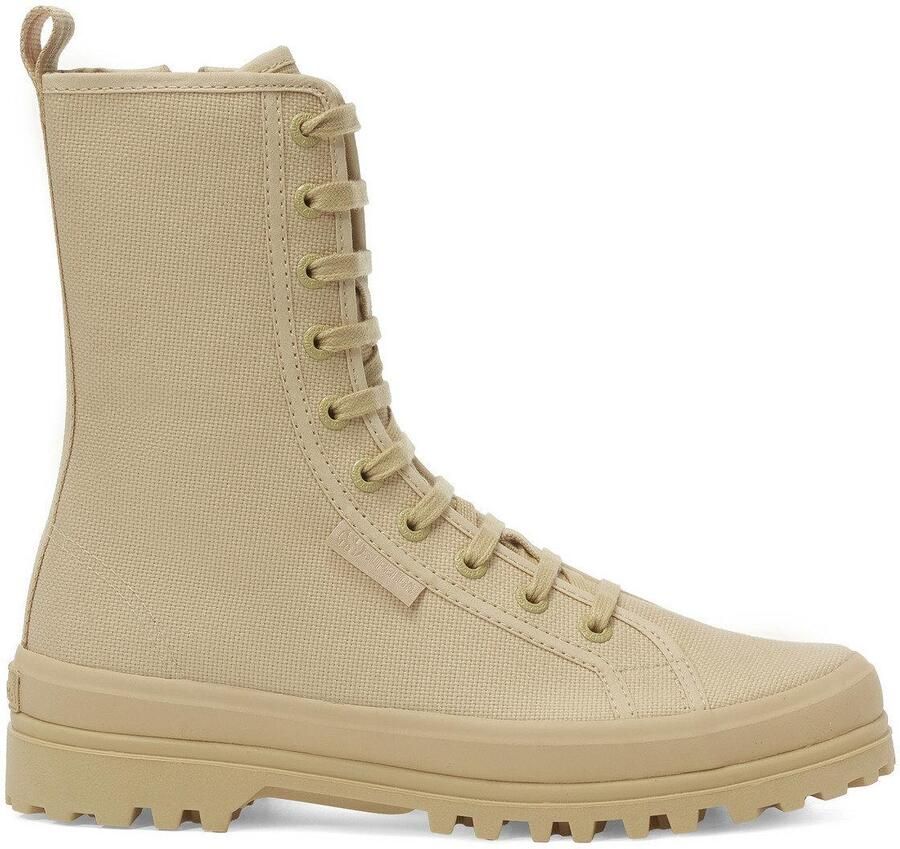 Superga Dames 2641 Alpina Hoge Tops (Totaal Beige Amandel)
