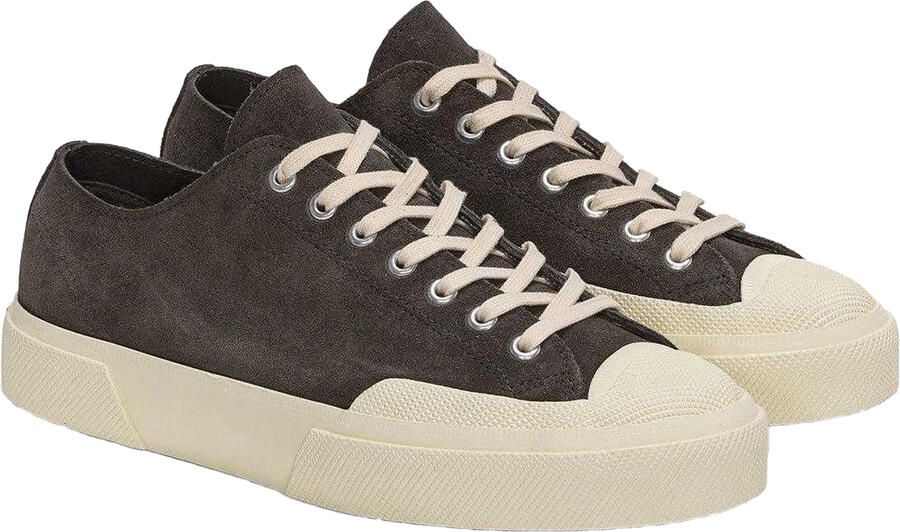 Superga Dames Flesh Out Suede Work Trainers (Vulkanisch As Off Wit)