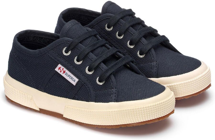 Superga Kinderen Kinderen 2750 Jcot Leather Trainers (Marine)