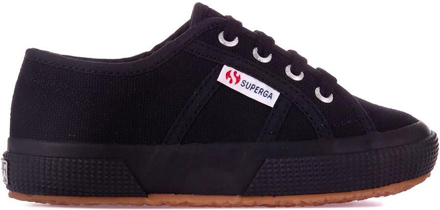 Superga Kinderen Kinderen 2750 Jcot Leather Trainers (Volledig zwart)