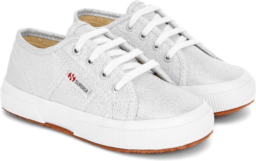 Superga Kinderen Kinderen 2750 Lamew Lace Up Trainers (Grijs Zilver)