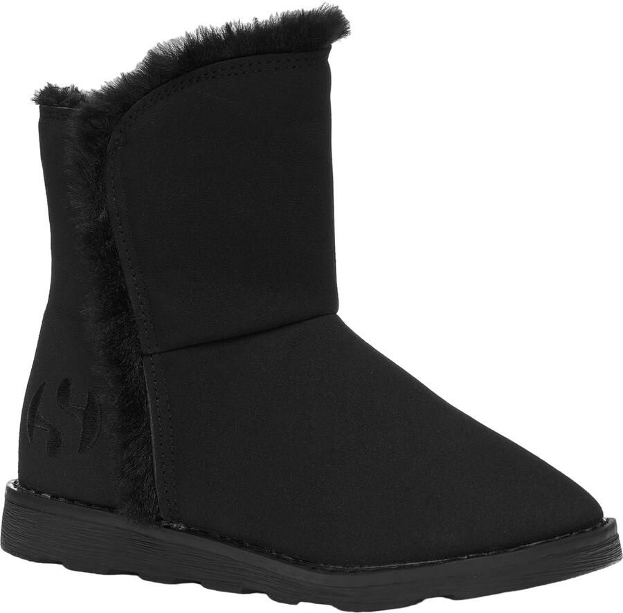 Superga Kinderen Kinderen 4033 Suède Enkellaarsjes (Zwart)